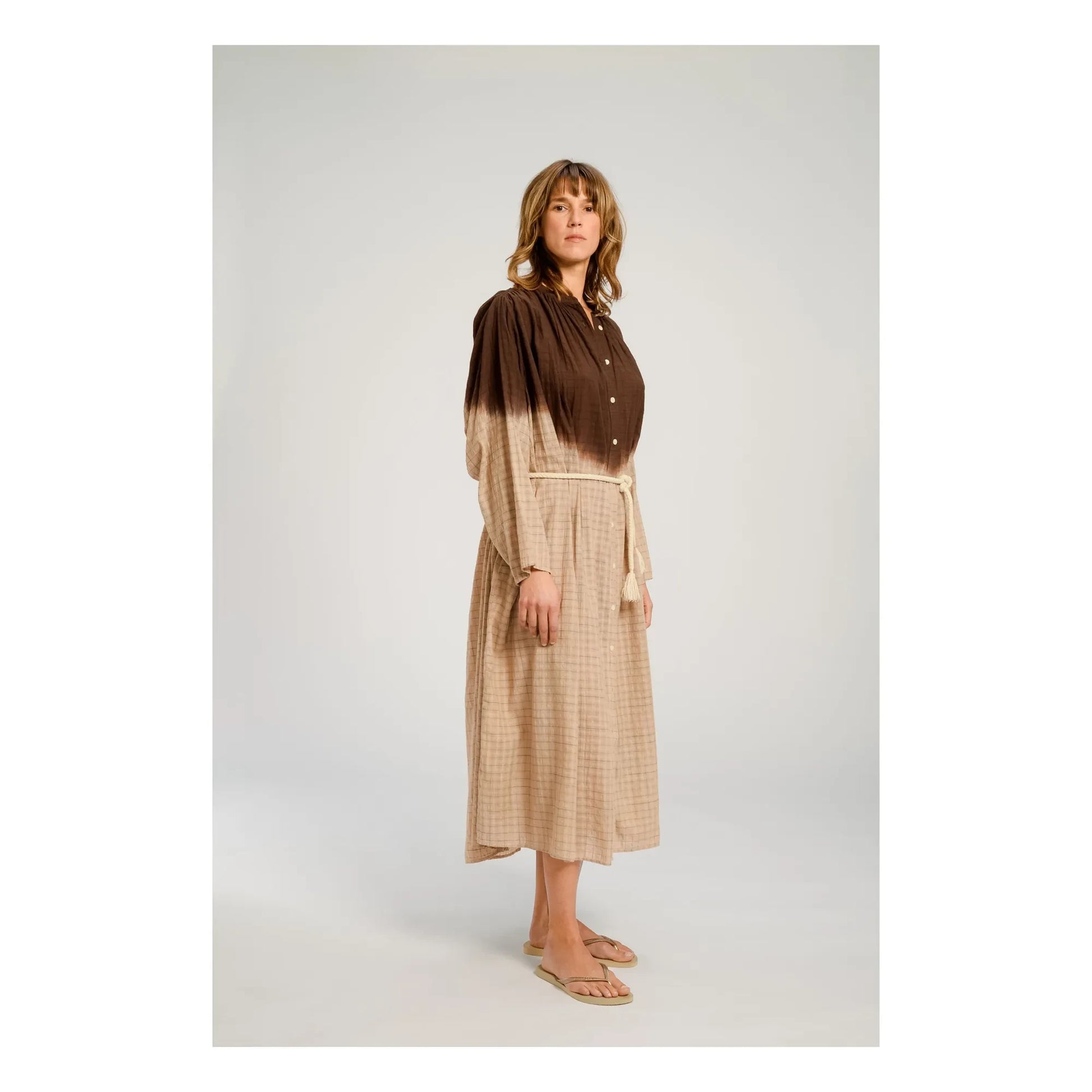 Virginie de Vinster - Himi dress | Brown