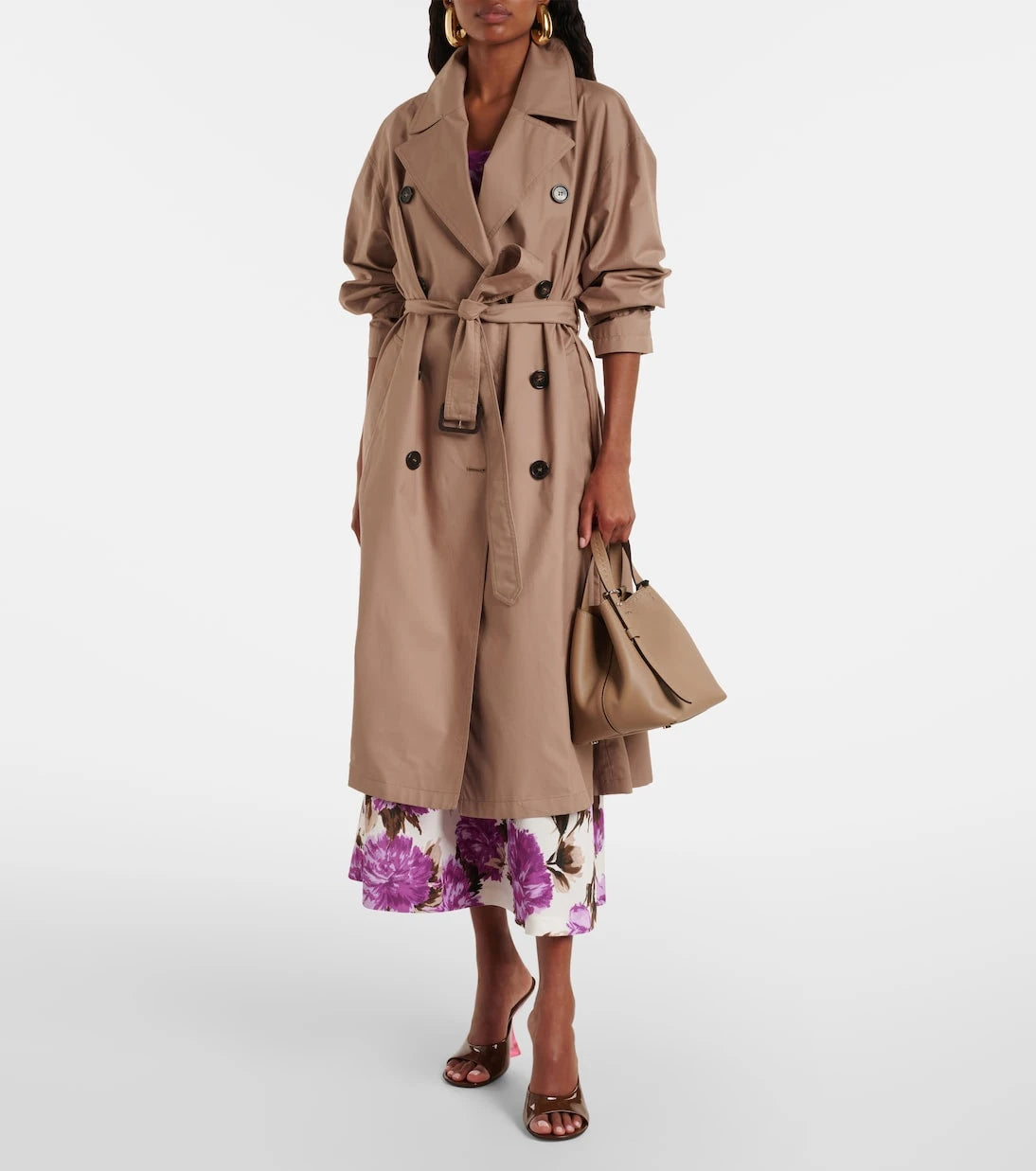 Max Mara - Fiorito cotton-blend twill trench coat