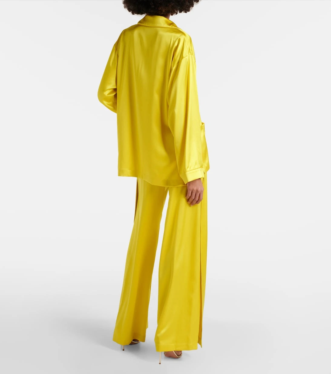 Max Mara - قميص نوم باجاماس حريري إليجانتي فازايو