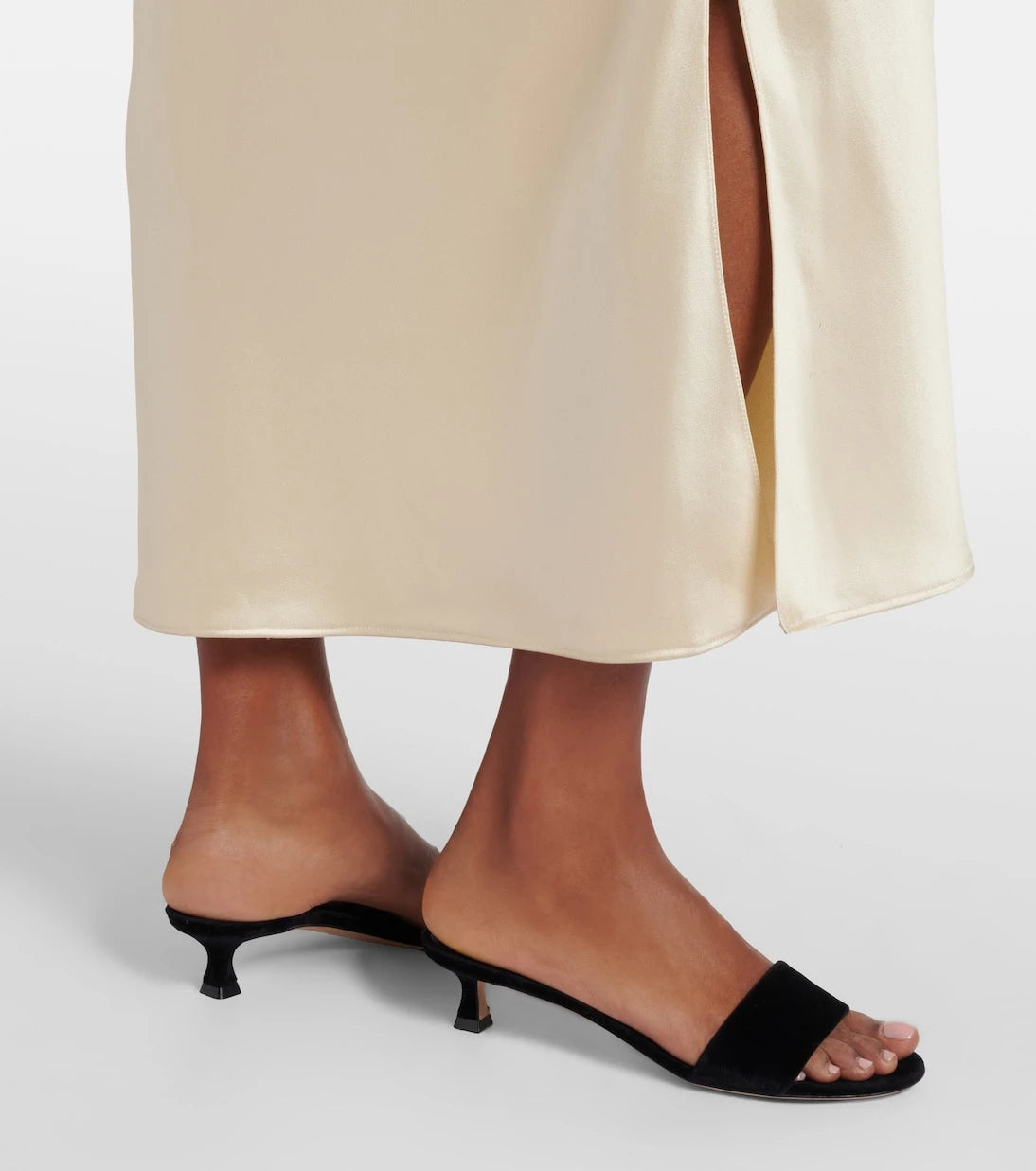 The Row - Combo leather slides