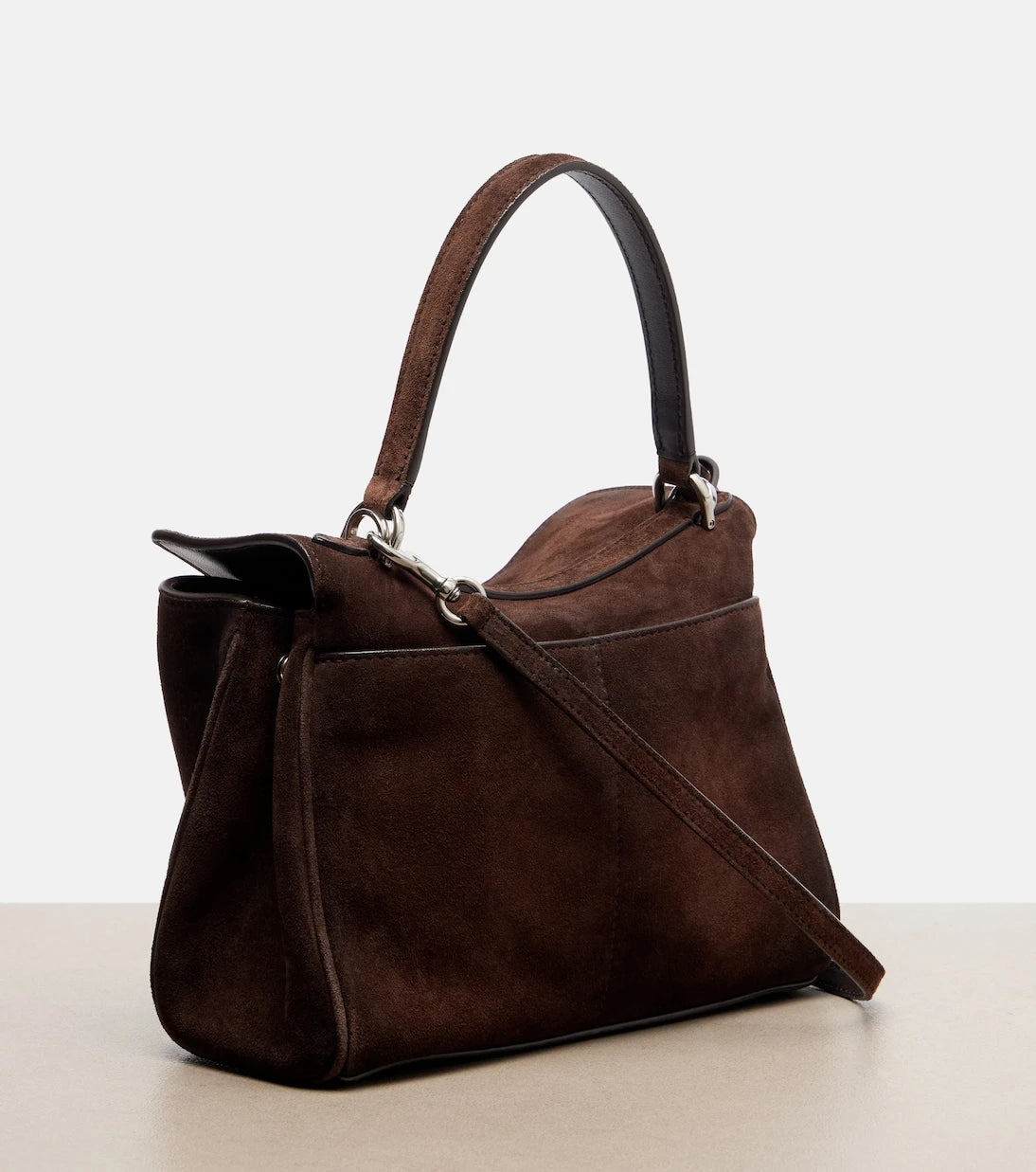 Balenciaga - Rodeo Mini suede top-handle bag
