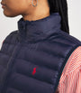 Water-Repellent Padded Gilet NAVY