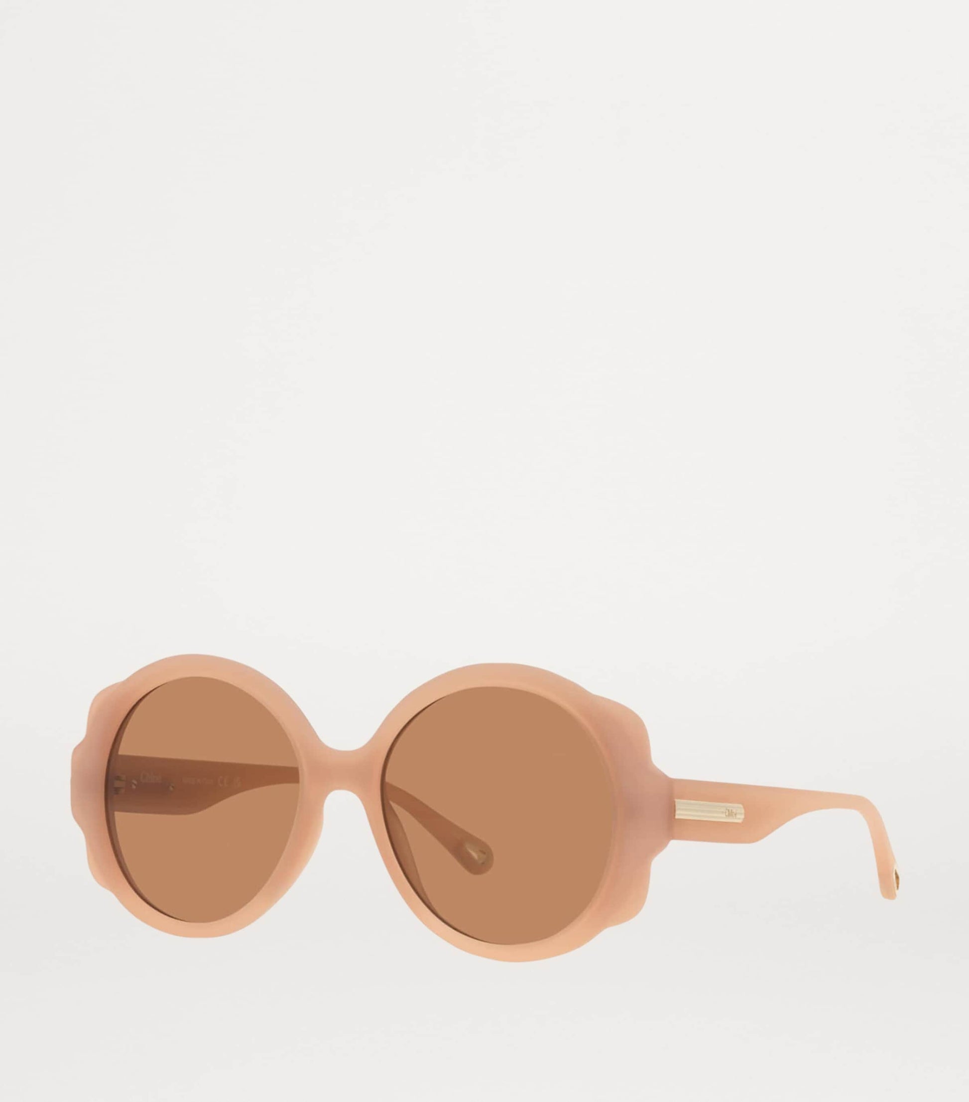 Pink Round Flower Sunglasses