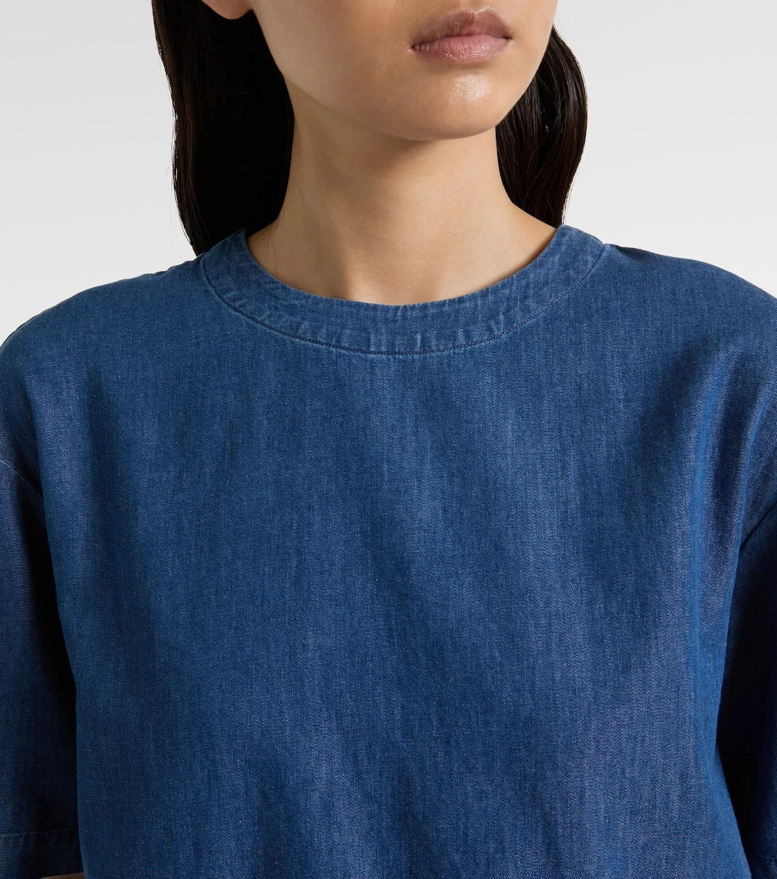 'S Max Mara - بلوزة دينم "موريسكا"