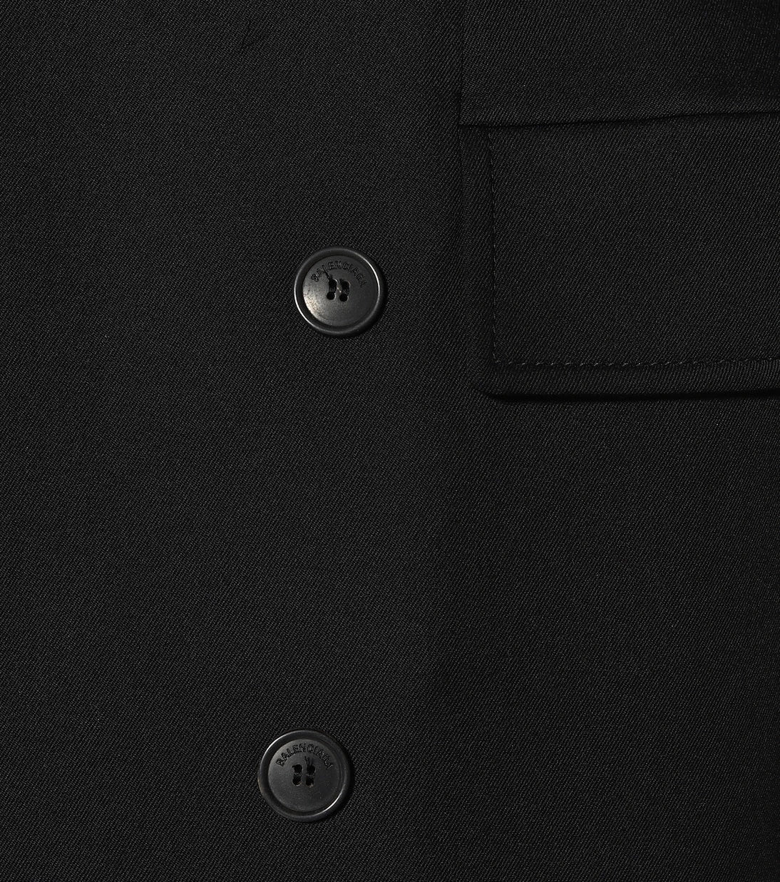 Balenciaga - Hourglass wool-blend coat