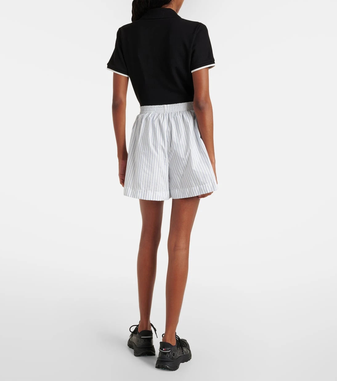 Moncler - Striped technical shorts