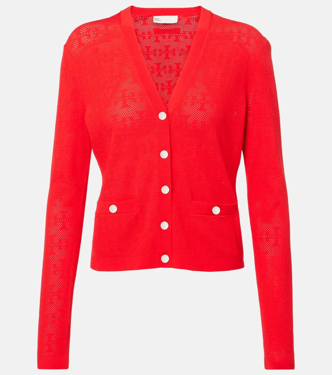 Tory Burch - T Monogram jacquard cardigan