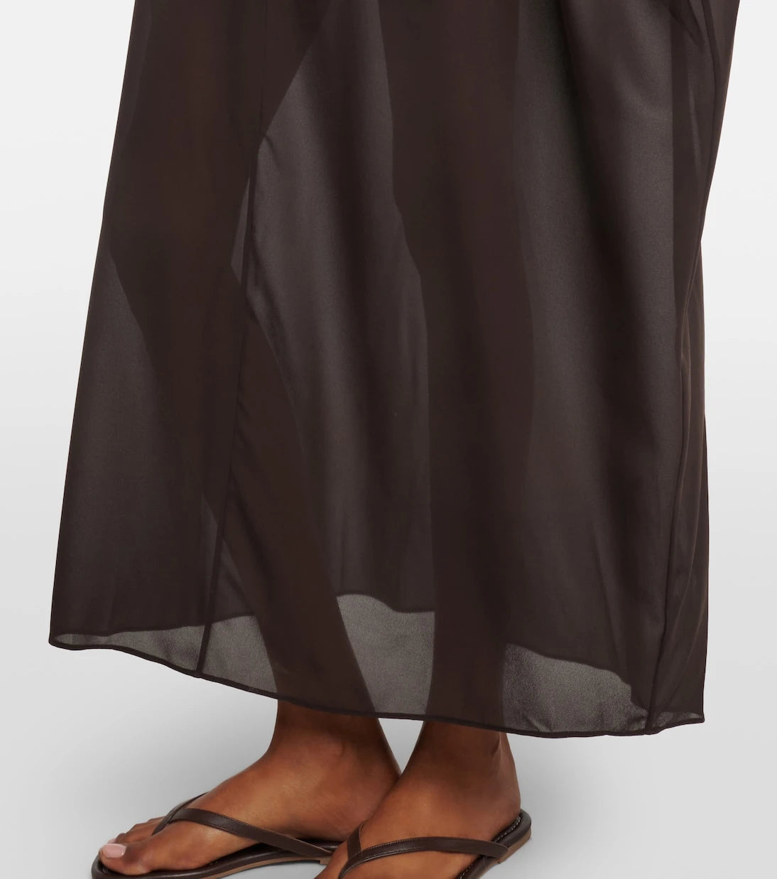 Staud - Nour chiffon beach dress