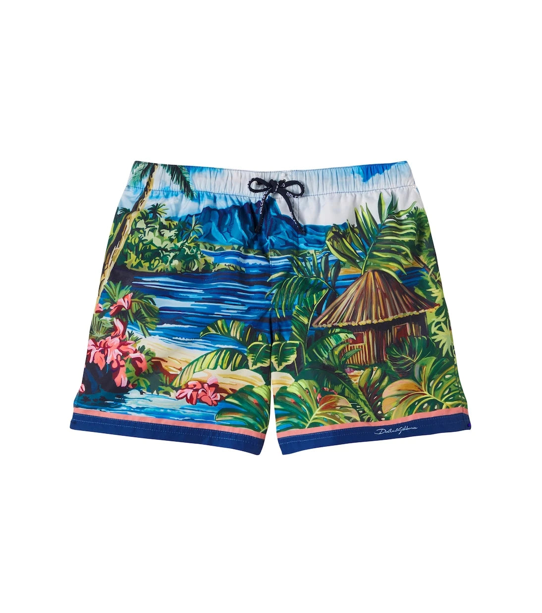 Dolce&Gabbana Kids - Printed swim trunks
