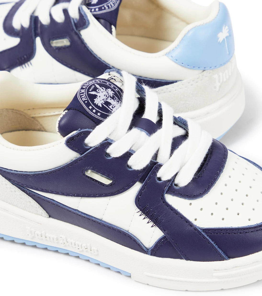 Palm Angels Kids - Palm University leather sneakers