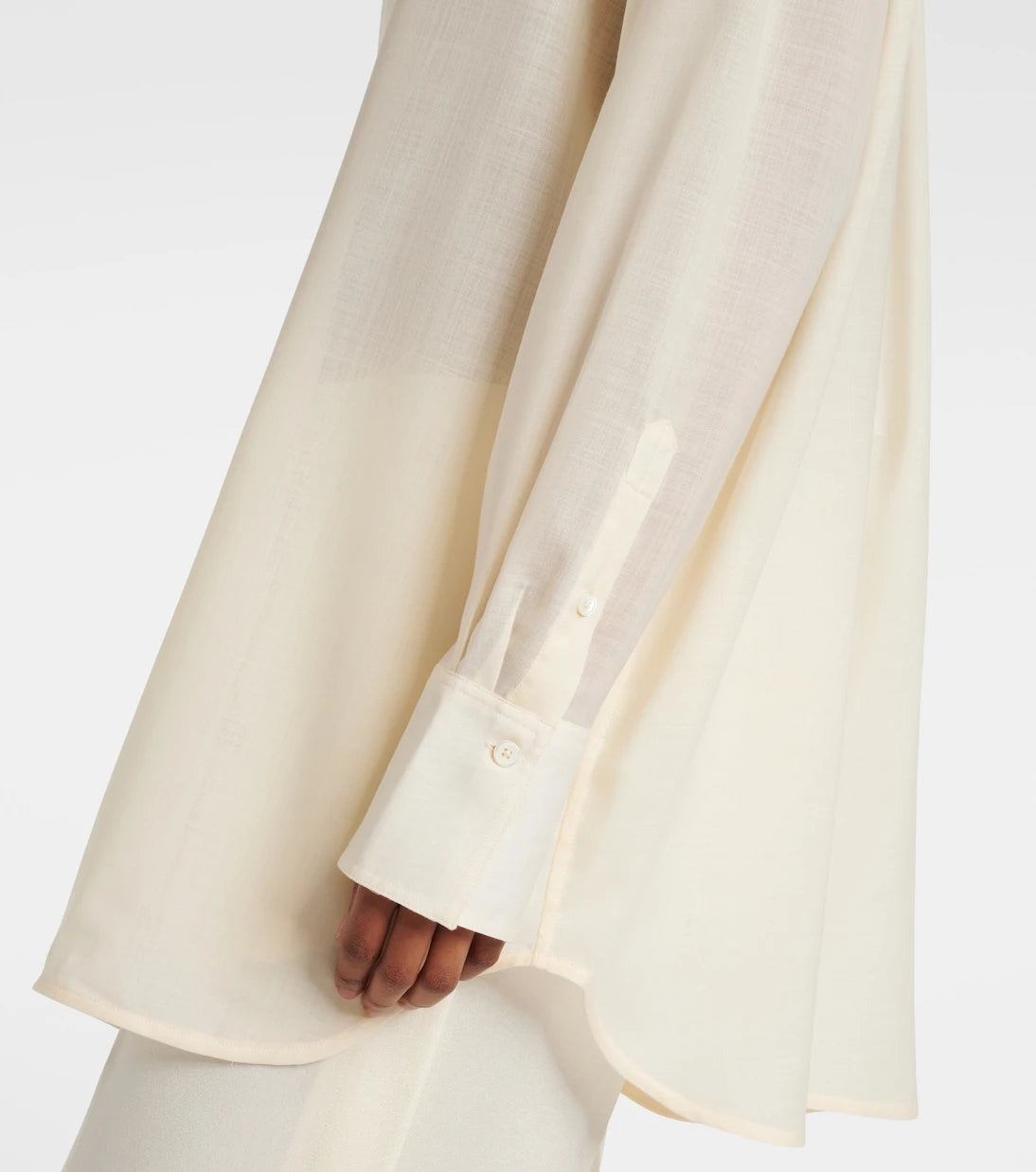 Toteme - Sheer wool shirt