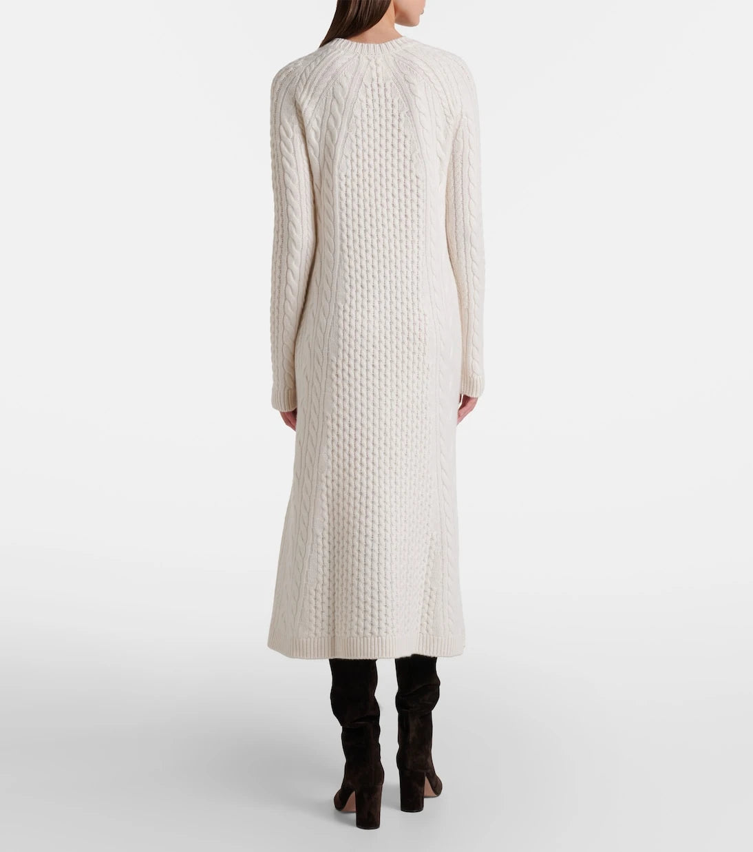 Lisa Yang - Nyla cable-knit cashmere maxi dress