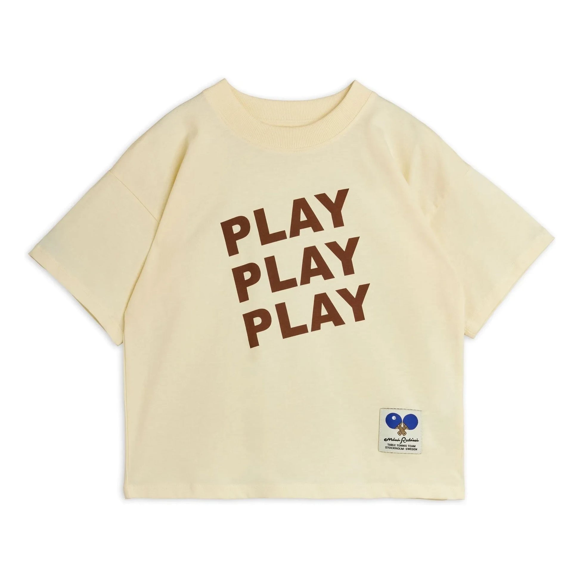Mini Rodini - Play T-shirt Organic cotton | Ecru