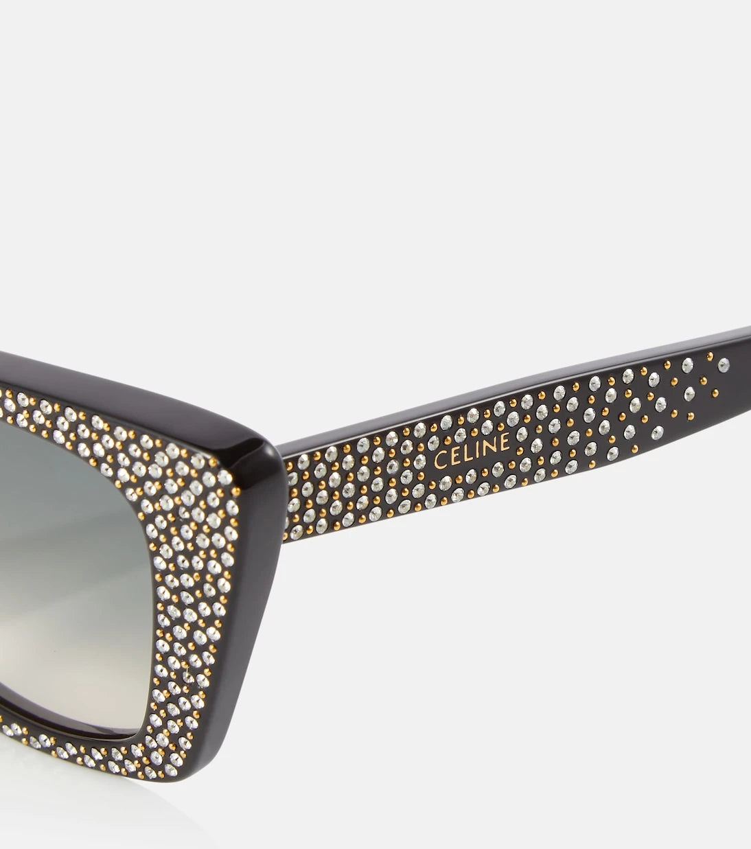 Celine Eyewear - نظارة شمسية عين القطة مزينة