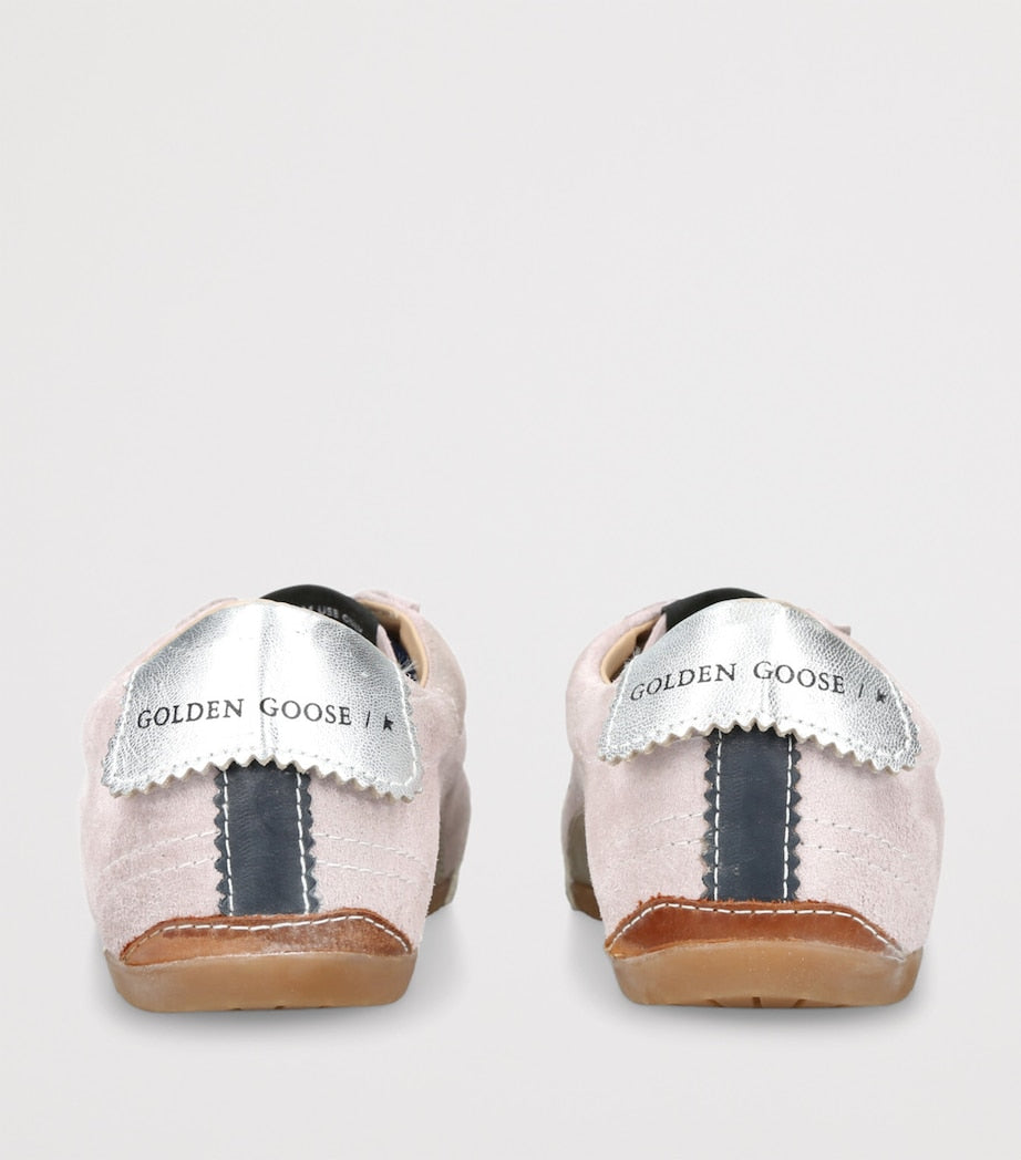 Pink Suede-Leather True Star Sneakers