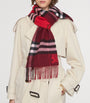 Cashmere Contrast Check Scarf