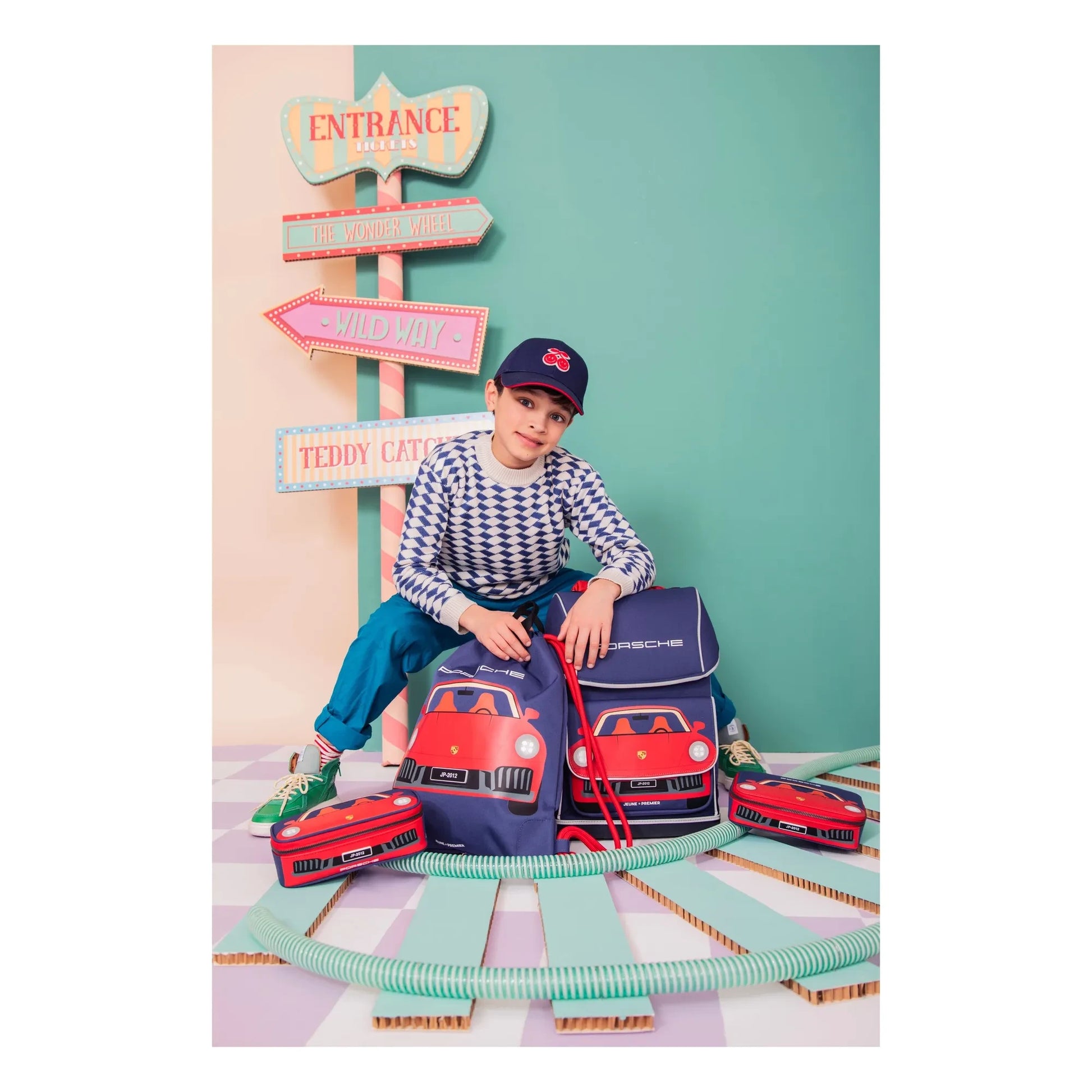 Jeune Premier - Ergomaxx Porshe Backpack | Navy blue