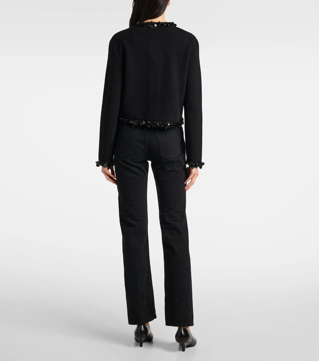 Tory Burch - Kendra sequined wool and cashmere cardigan