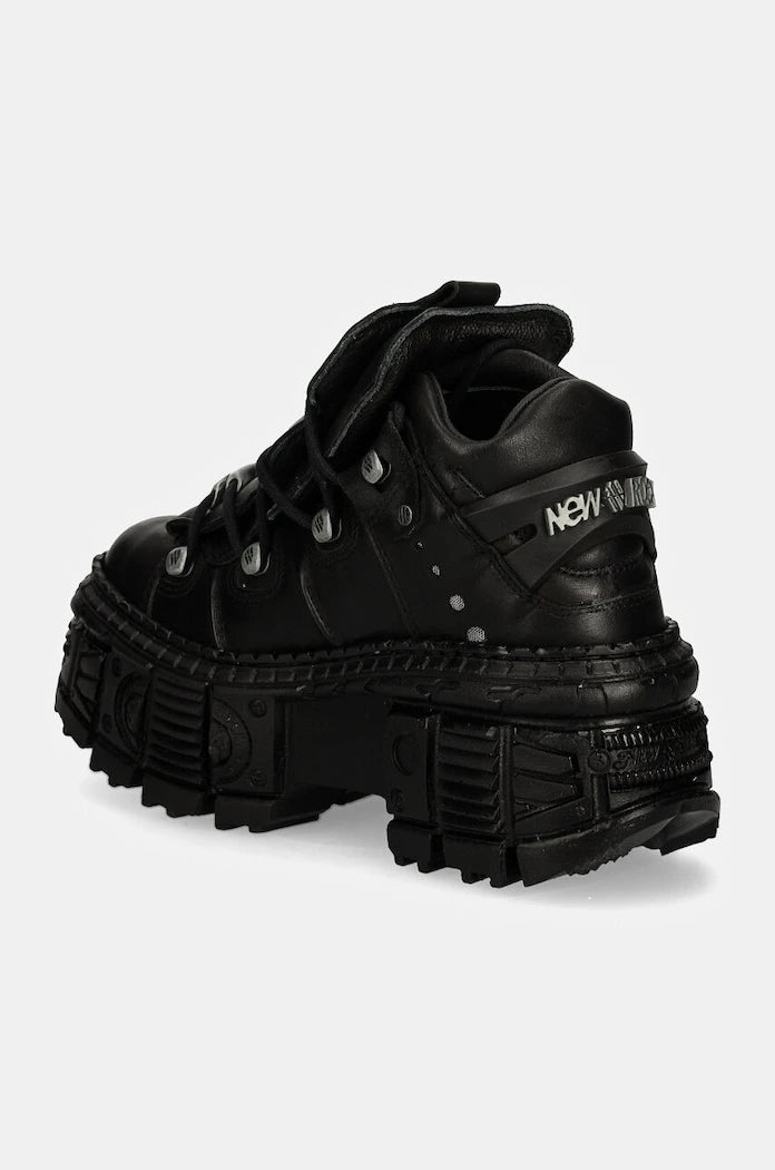 Кожени маратонки New Rock CRUST NEGRO + TANK CASCO NEGRO