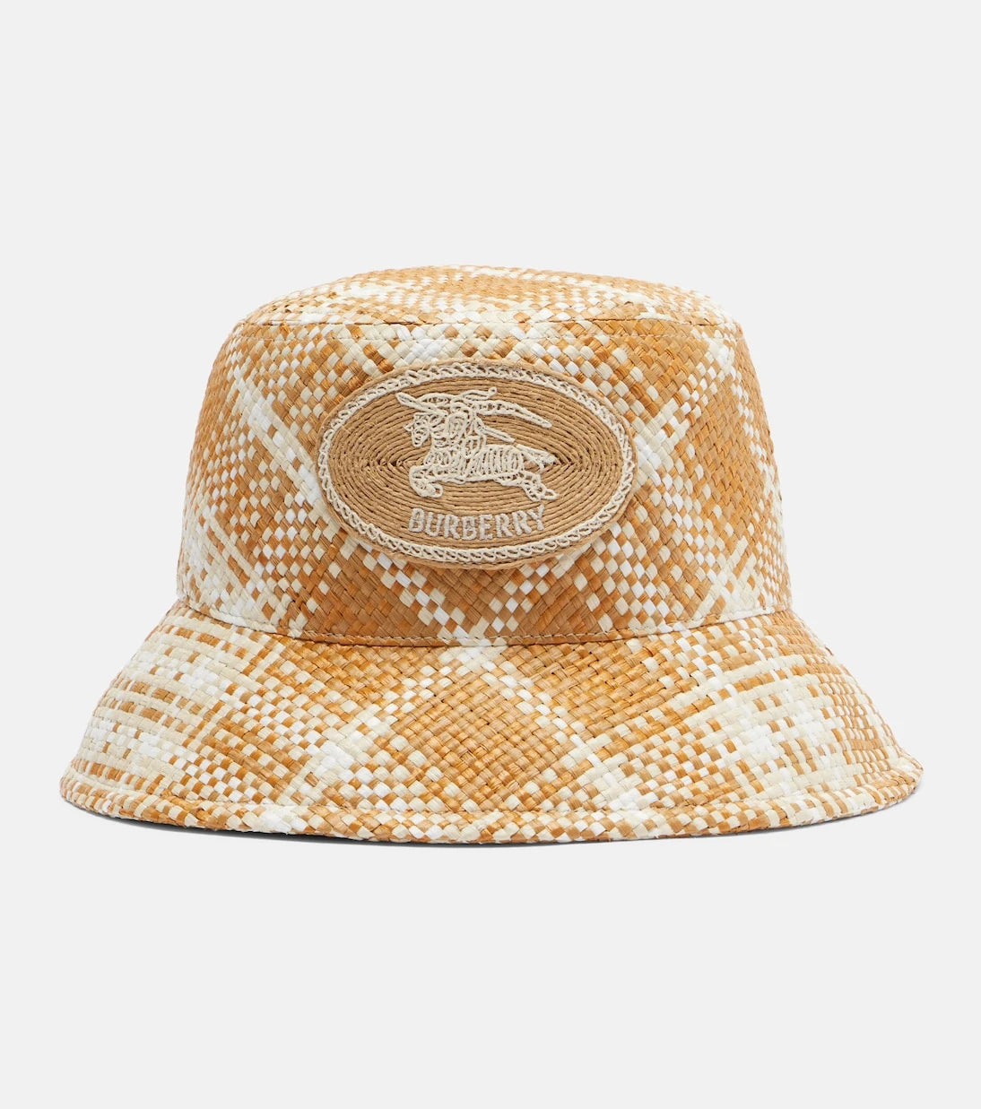 Burberry - Raffia-effect bucket hat