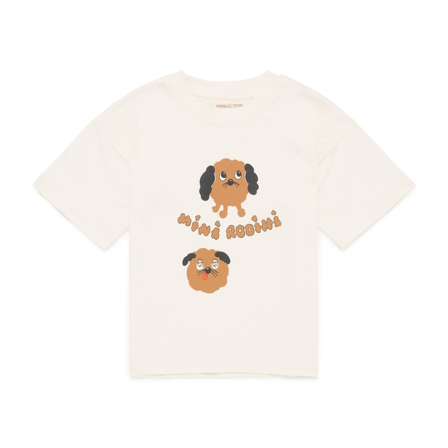 Mini Rodini Organic Cotton Doggies T-Shirt (3-11 Years)