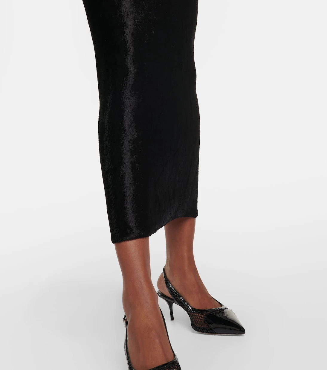 Alaïa - Hooded asymmetric gown