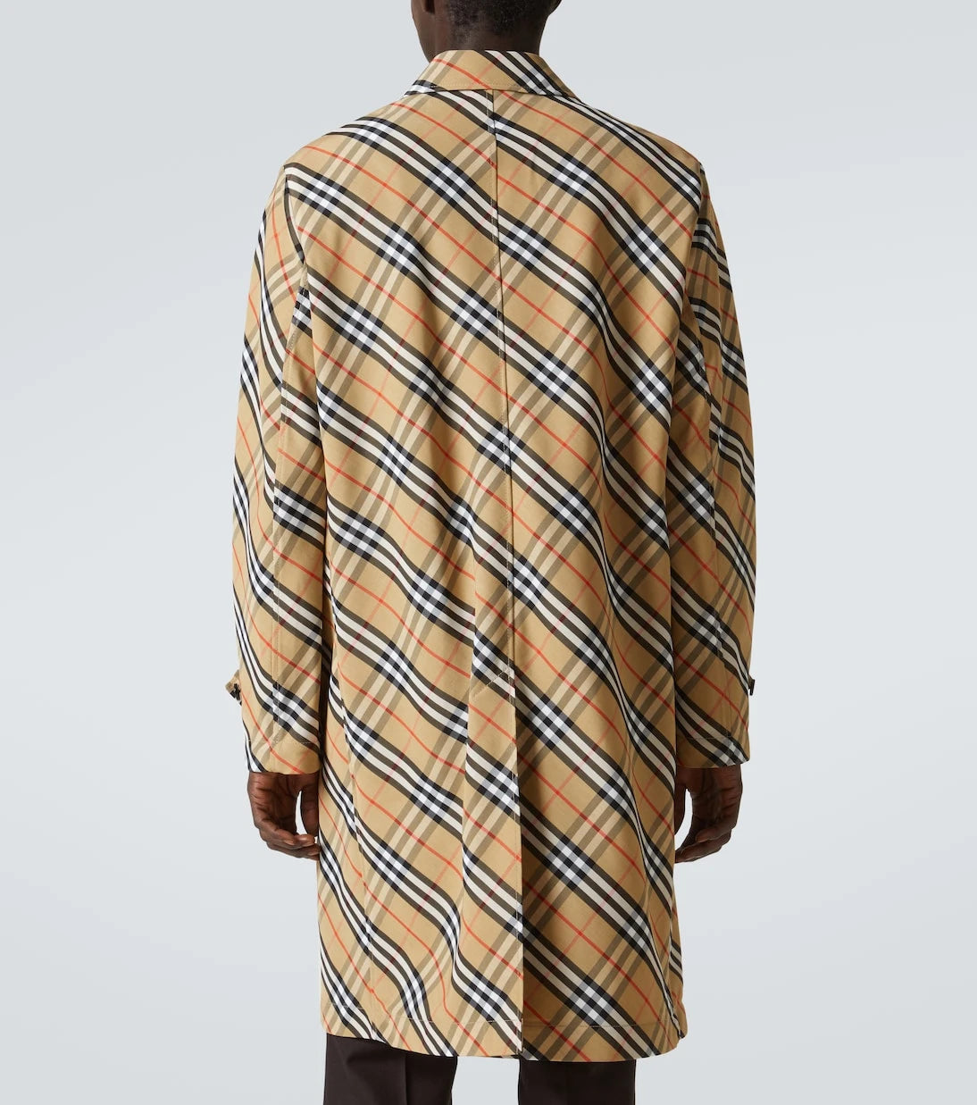 Burberry - معطف كاروهات من بربري