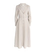 NOMADISSEM Beige Linen Surfrider Midi Shirt Dress