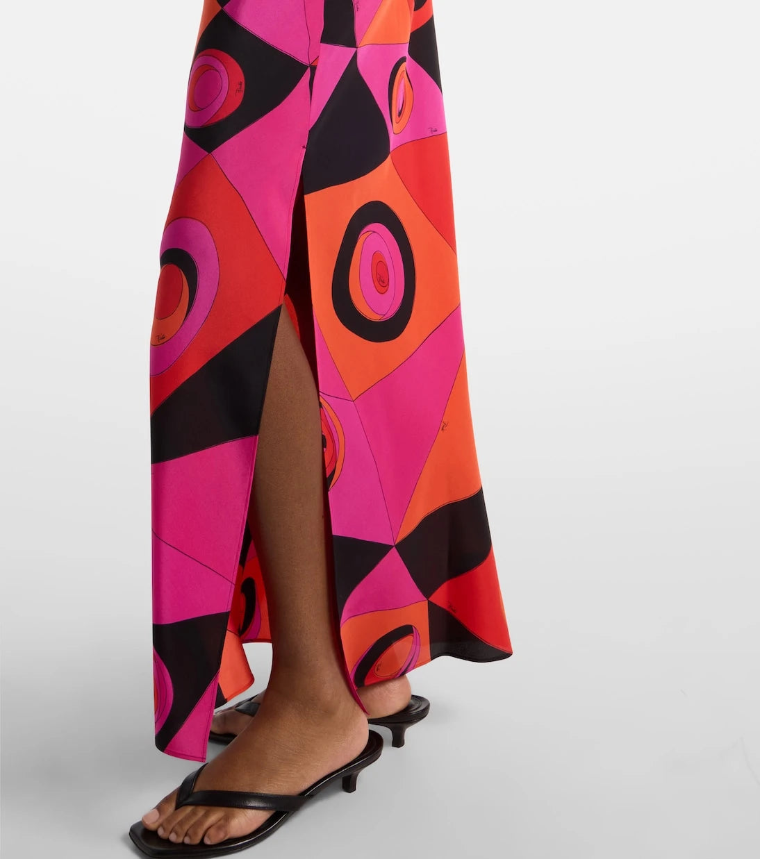 Pucci - Occhi silk twill gown