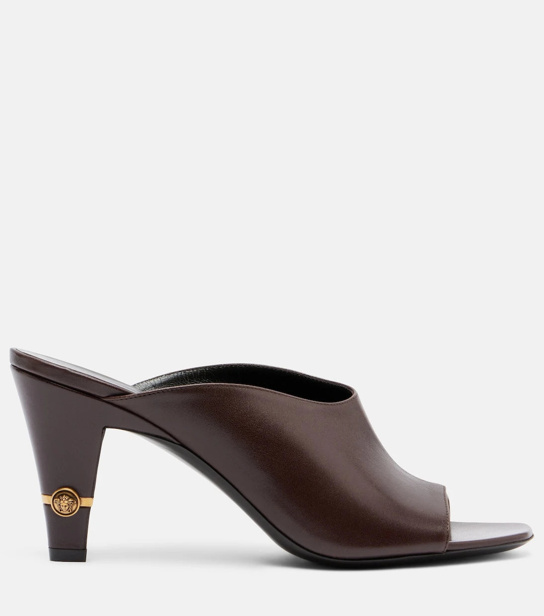Versace - Giulietta leather mules