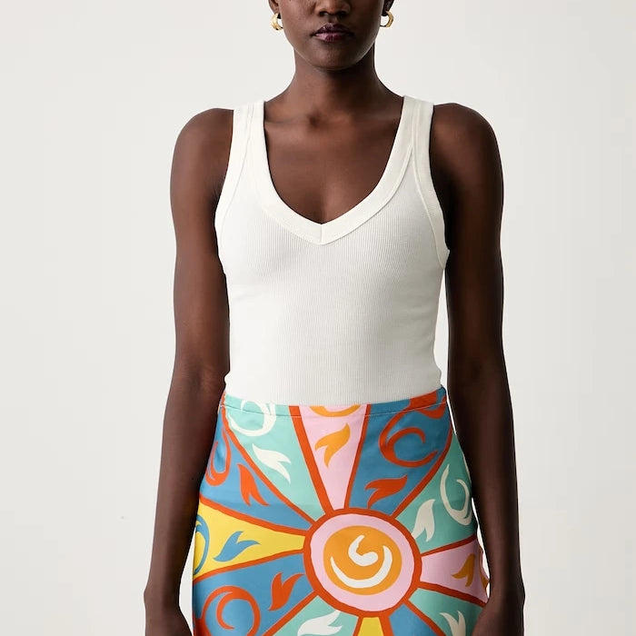ViCOLO pamuklu elastanlı kadın üstü