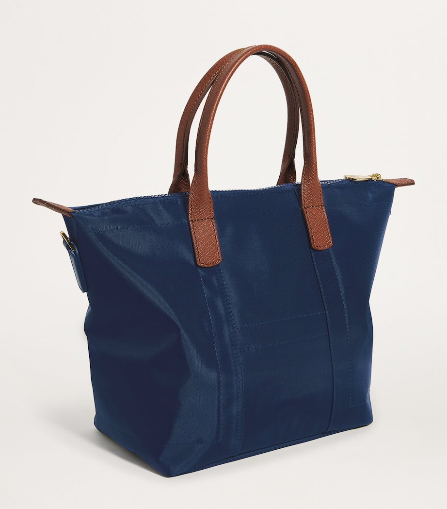 Harrods Navy Grab Nylon Tote Bag