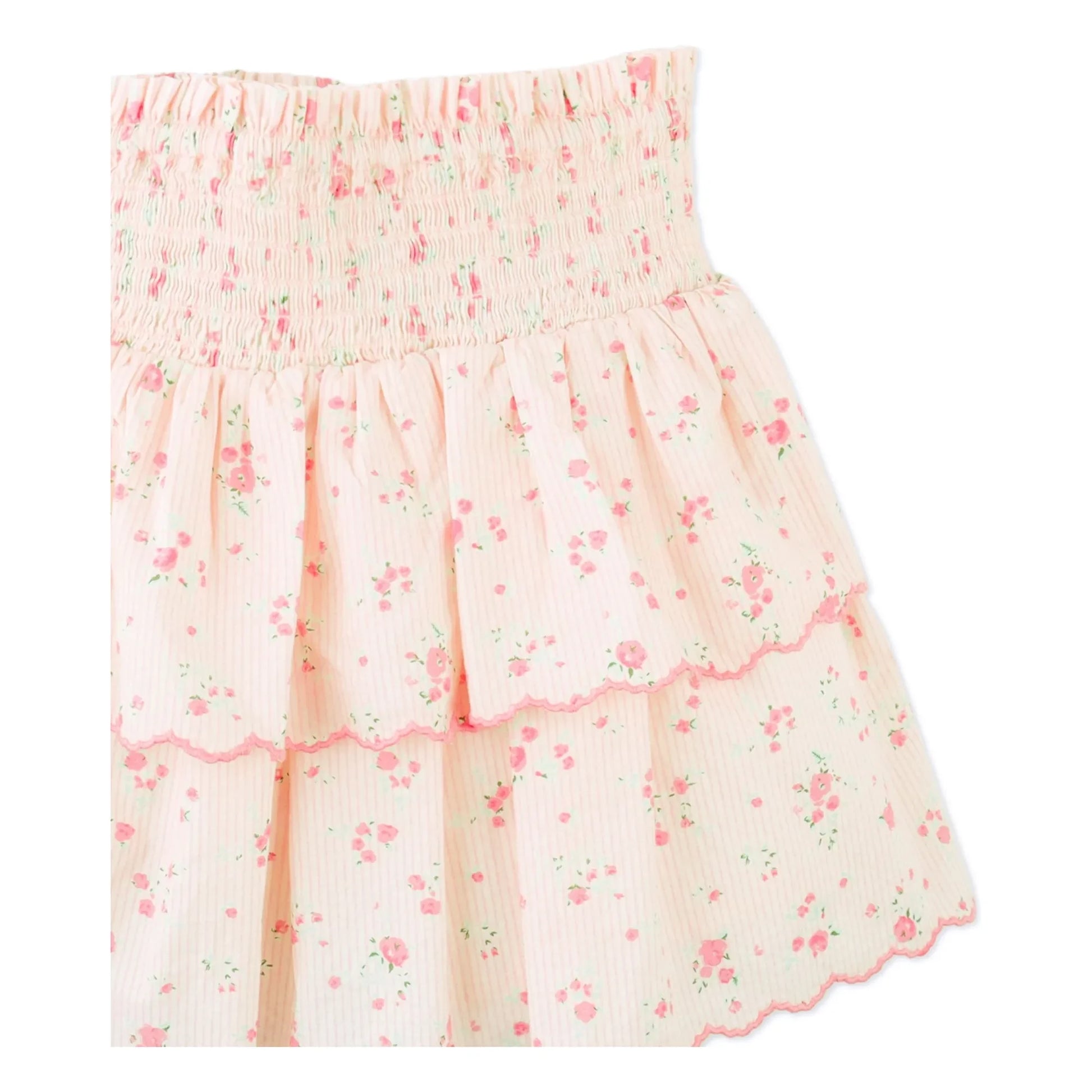 Gingersnaps - Short Bea Smocked Skirt | Pale Pink