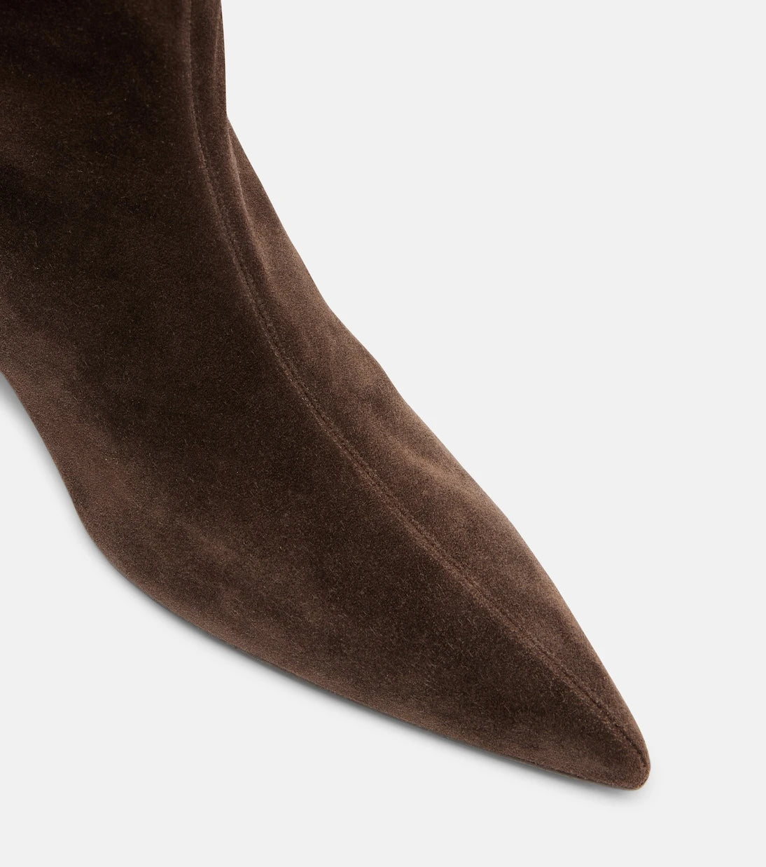 Khaite - Andee suede knee-high boots