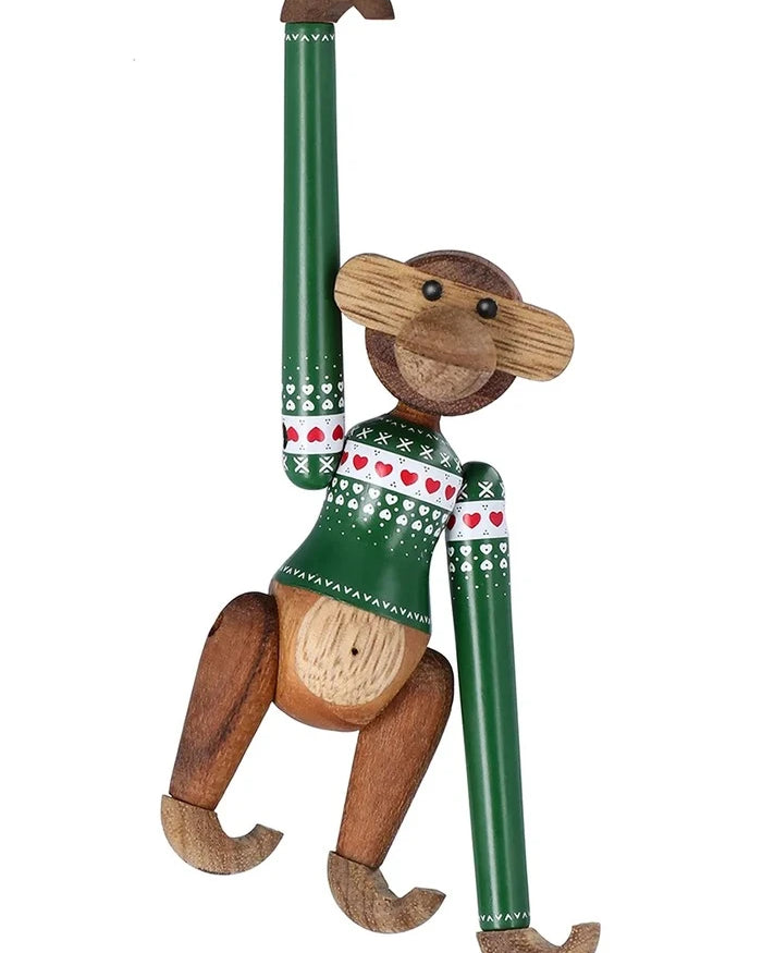 Декоративна фигурка Kay Bojesen Monkey Christmas Jumper 9,5 cm