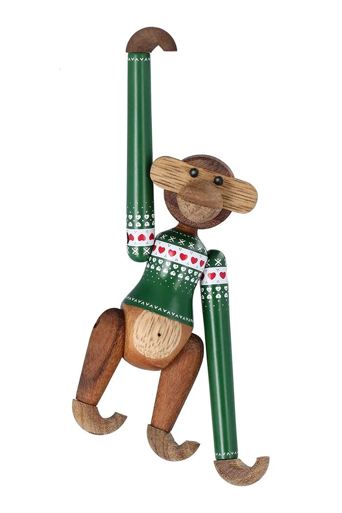 Декоративна фигурка Kay Bojesen Monkey Christmas Jumper 9,5 cm