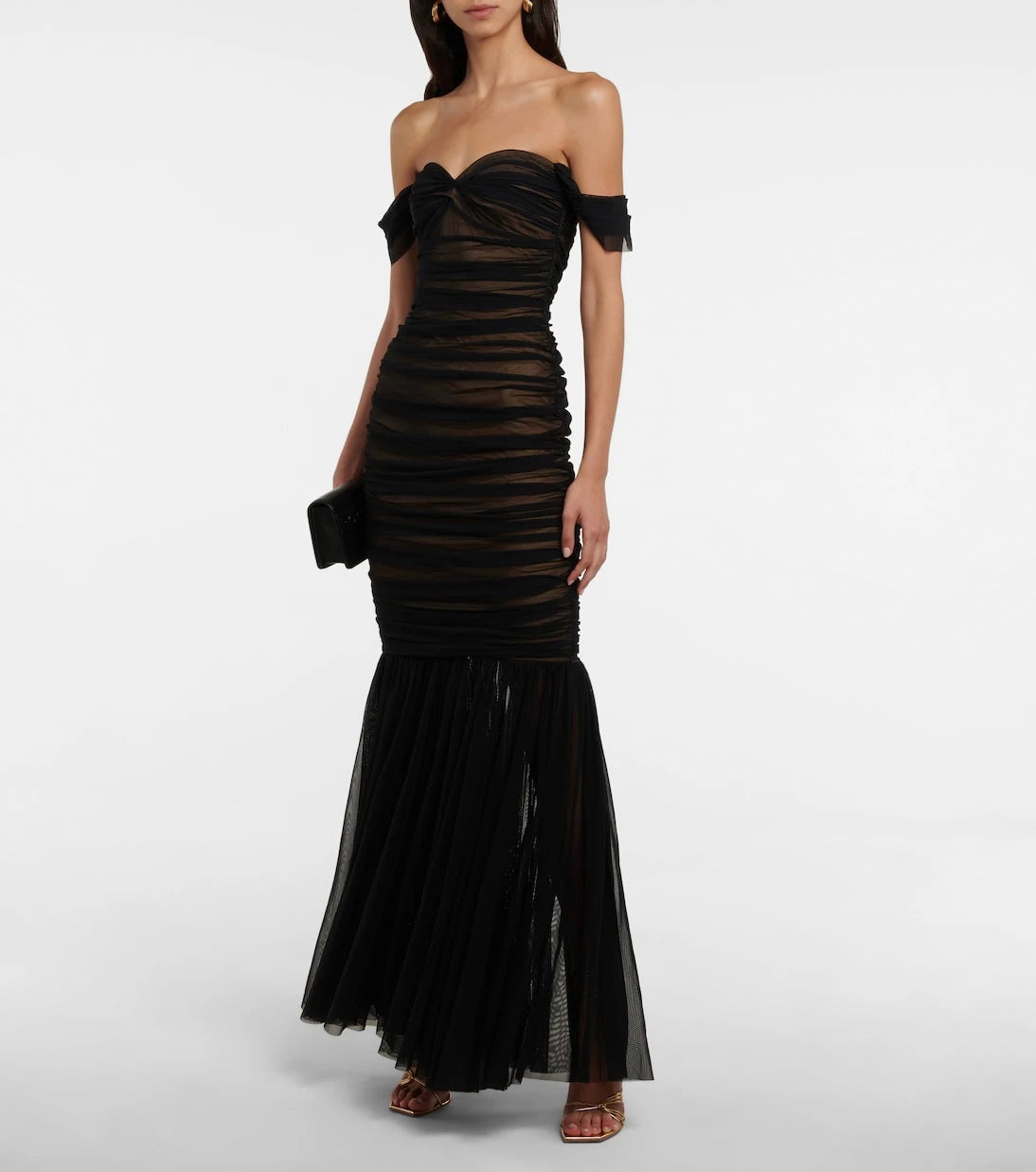 Norma Kamali - Walter off-shoulder gown
