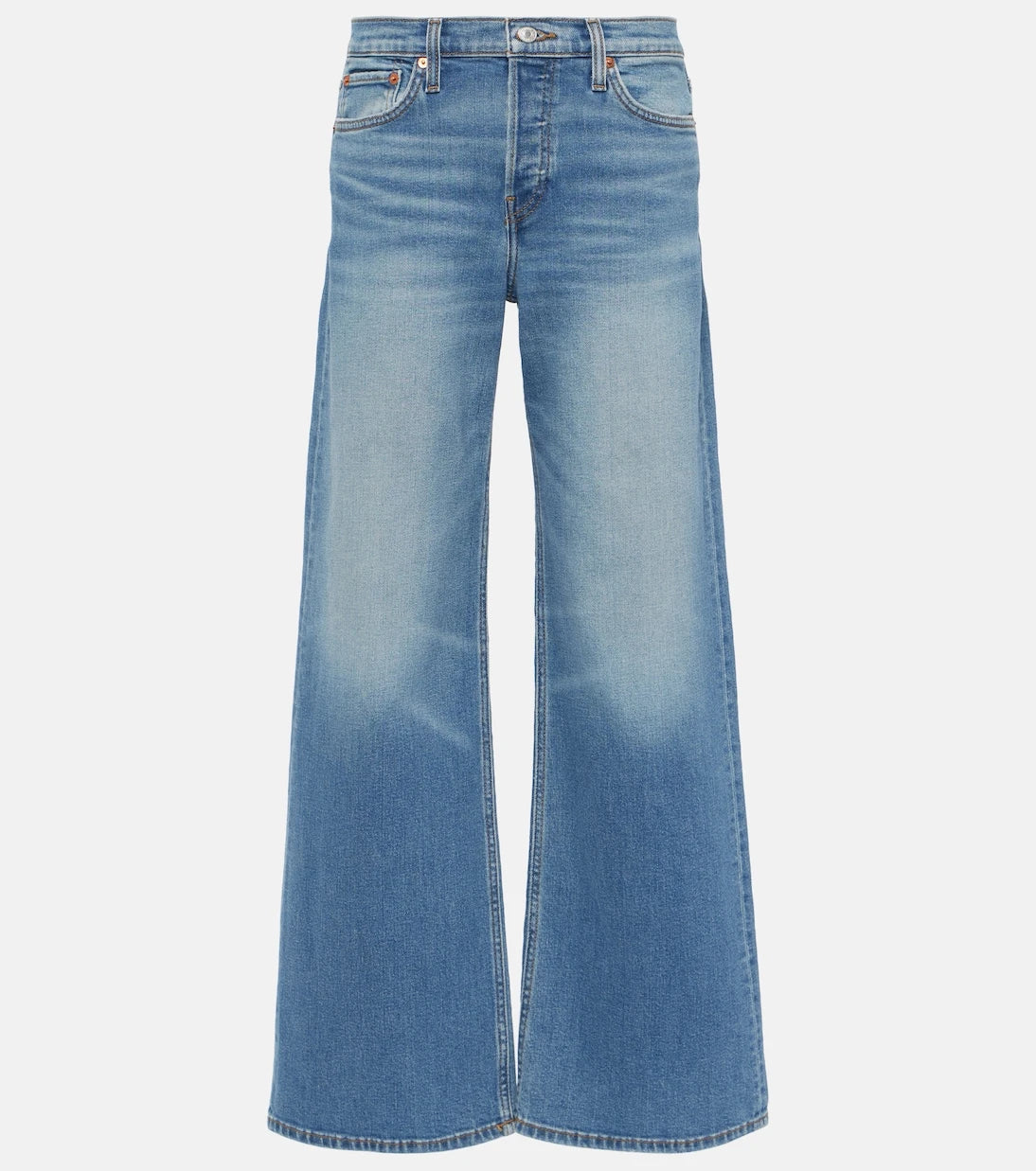 Re/Done - Mid-rise wide-leg jeans