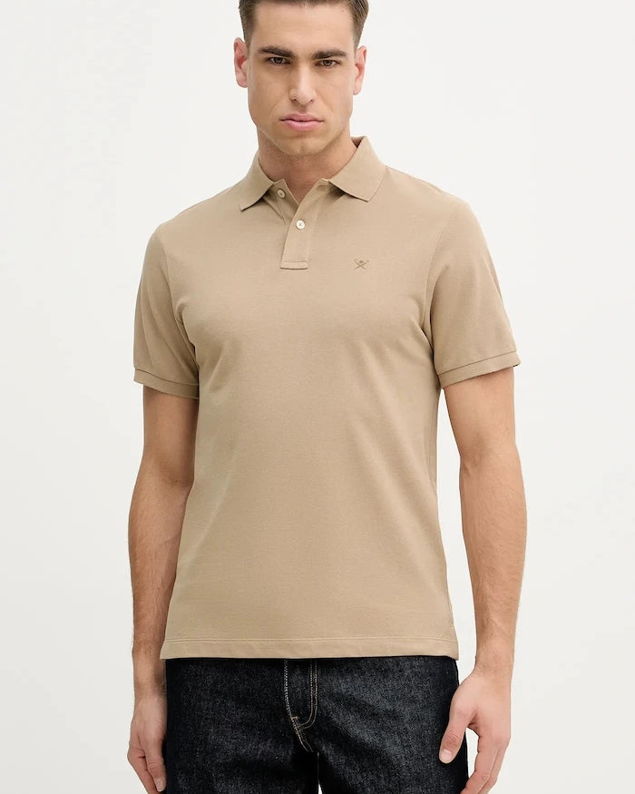 Памучна тениска с яка Hackett London