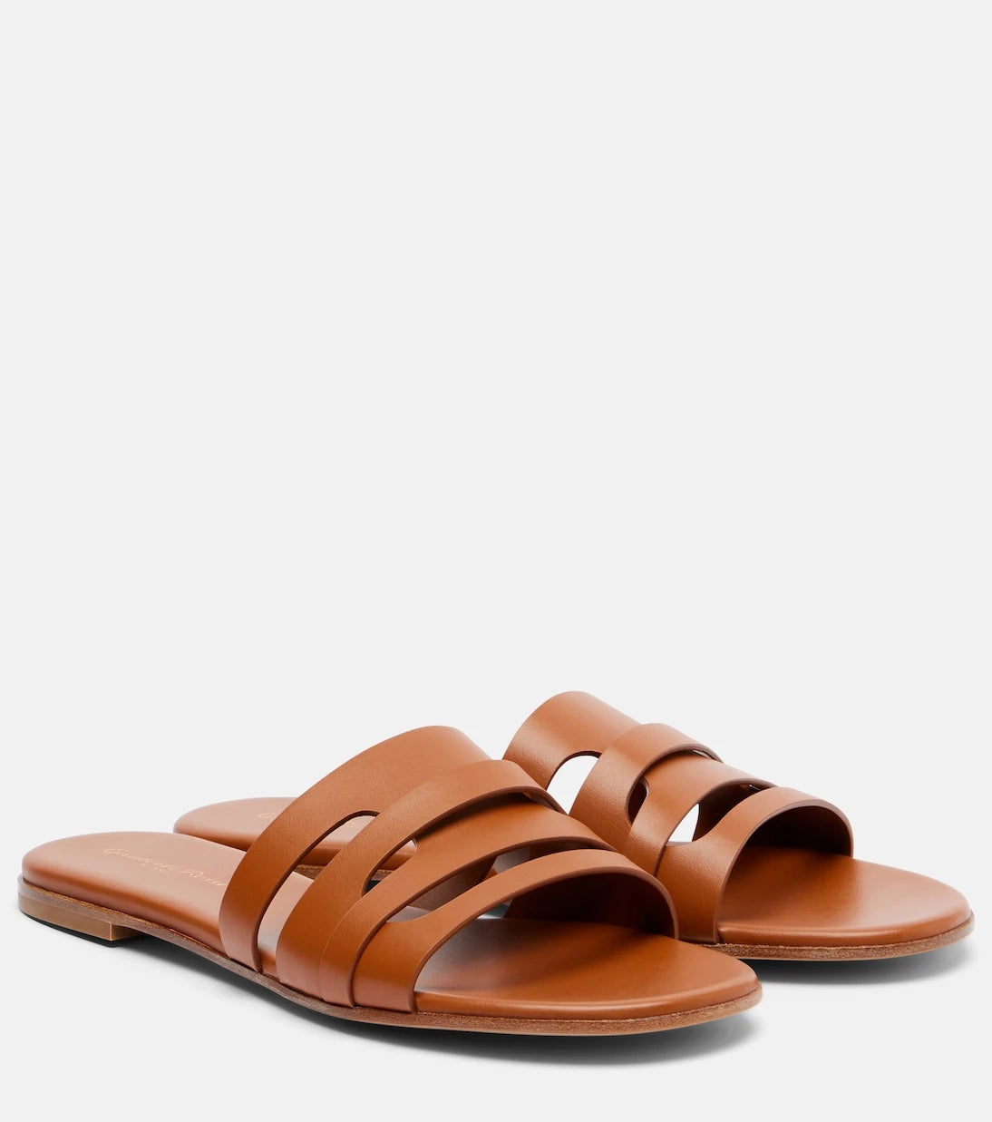 Gianvito Rossi - Nora leather slides