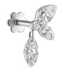 Maria Tash Grand Marquise Pear Diamond Echo Earring (Direction A, 10.5mm)