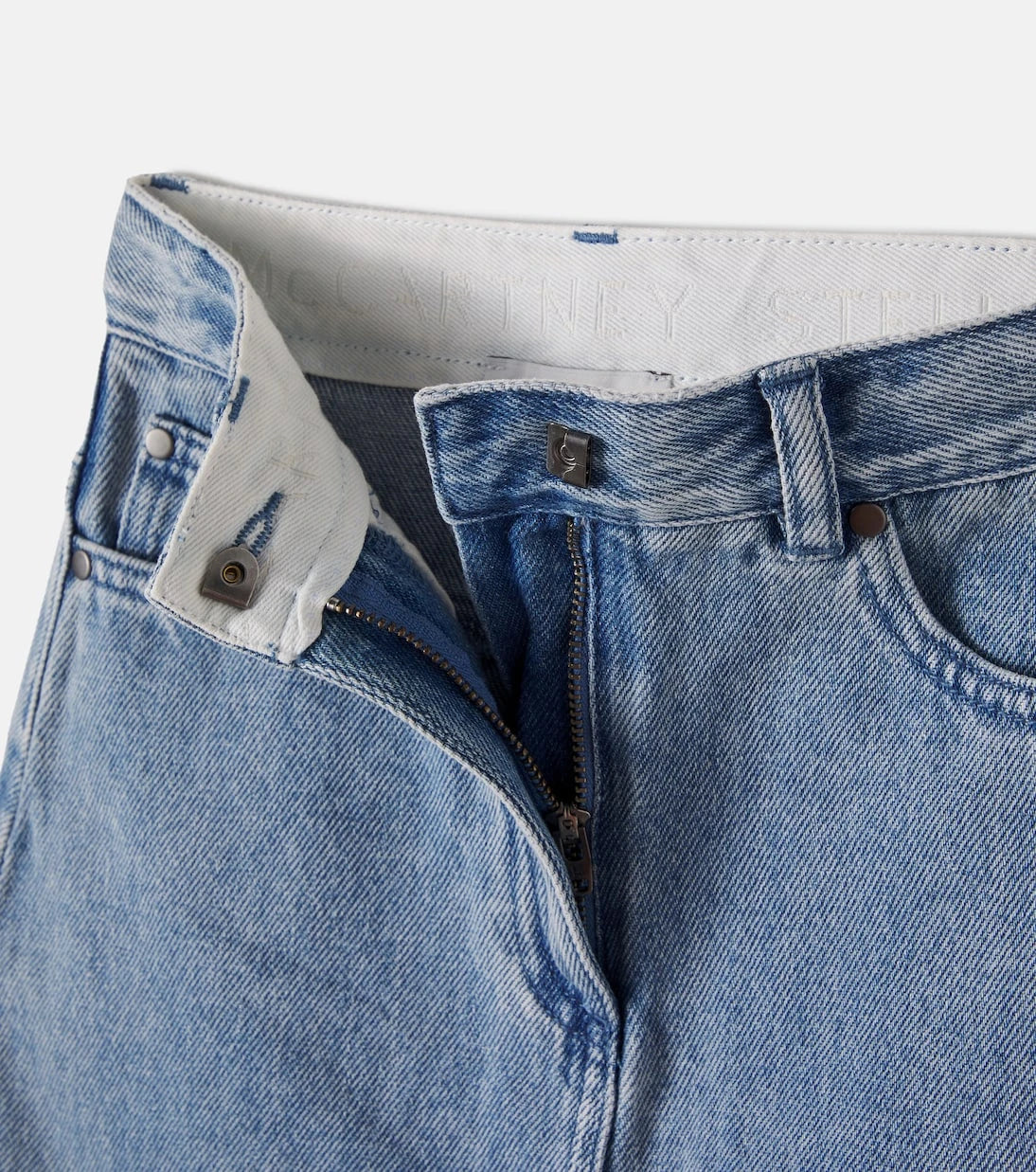 Stella McCartney Kids - Patch-appliqué denim skirt