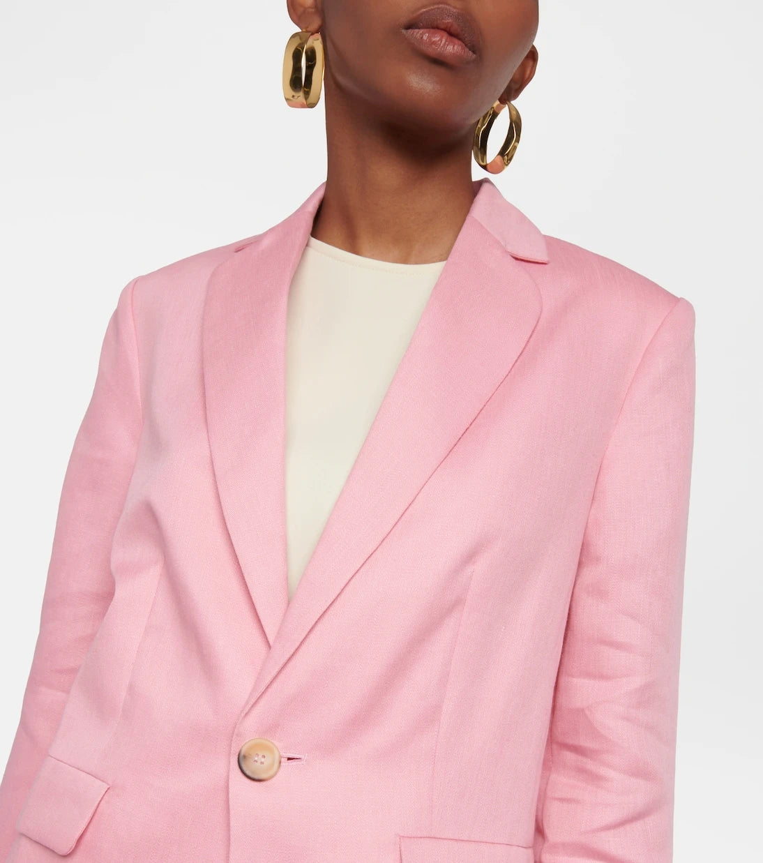 Asceno - Azores single-breasted linen blazer