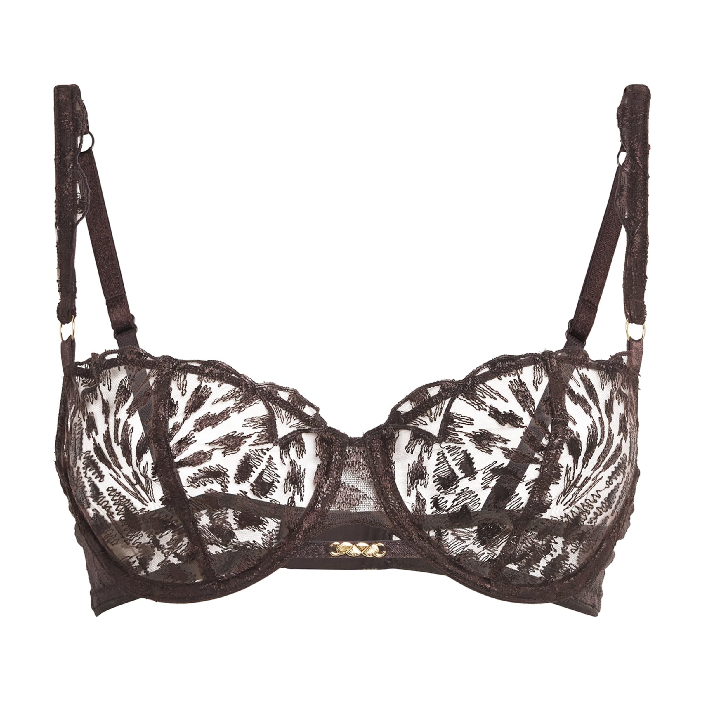 Aubade Brown Crazy in Love Half Cup Bra