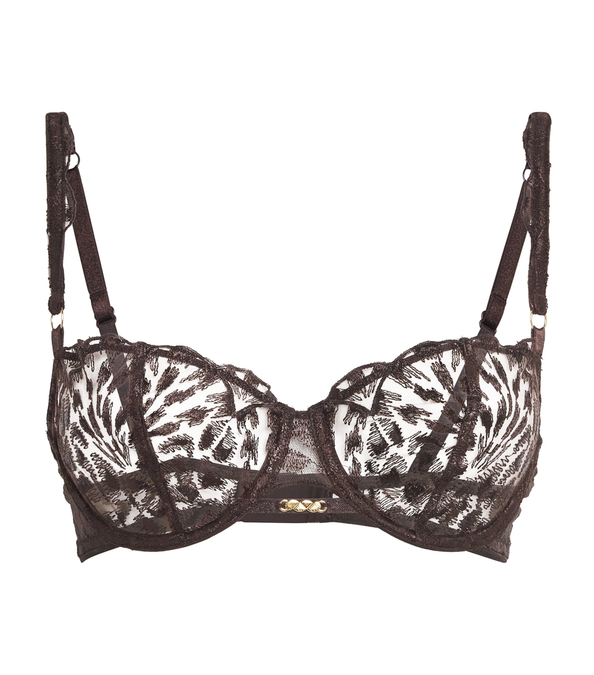 Aubade Brown Crazy in Love Half Cup Bra