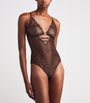 Brown Crazy In Love Bodysuit
