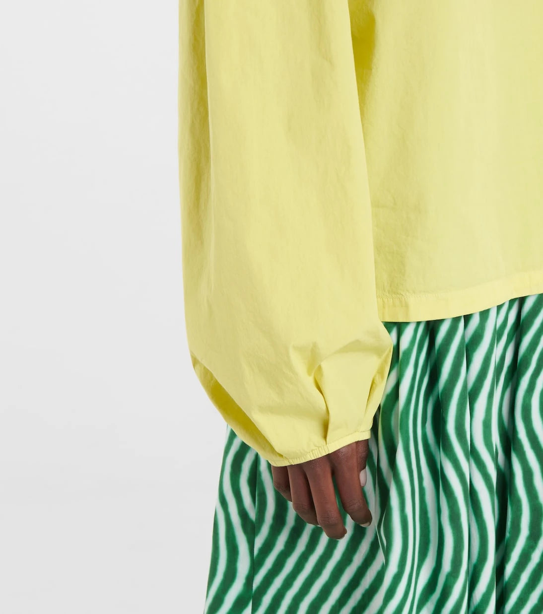 Dries Van Noten - Cotton poplin-blend top