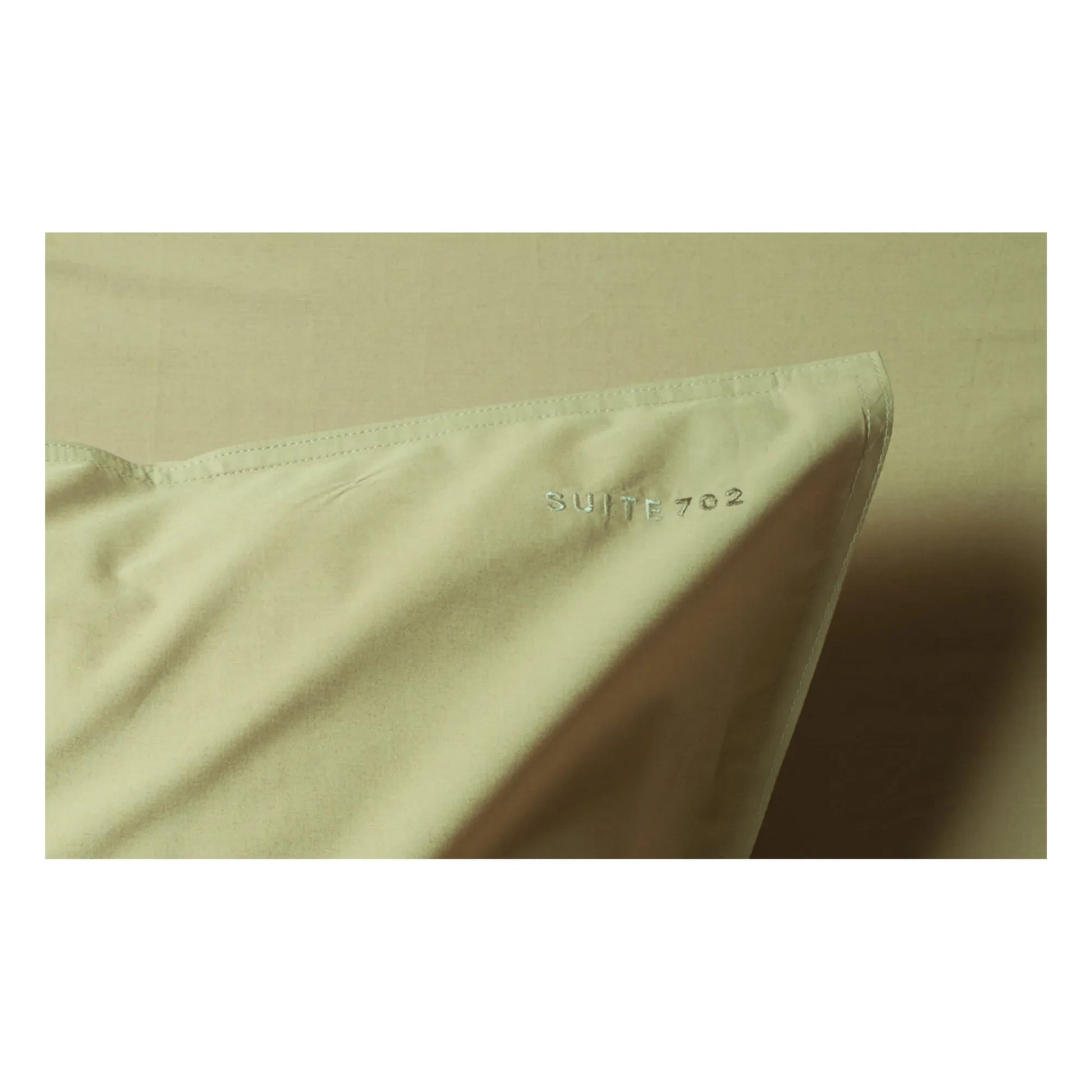 Suite 702 - Organic Cotton Percale Pillowcase | Pistachio green