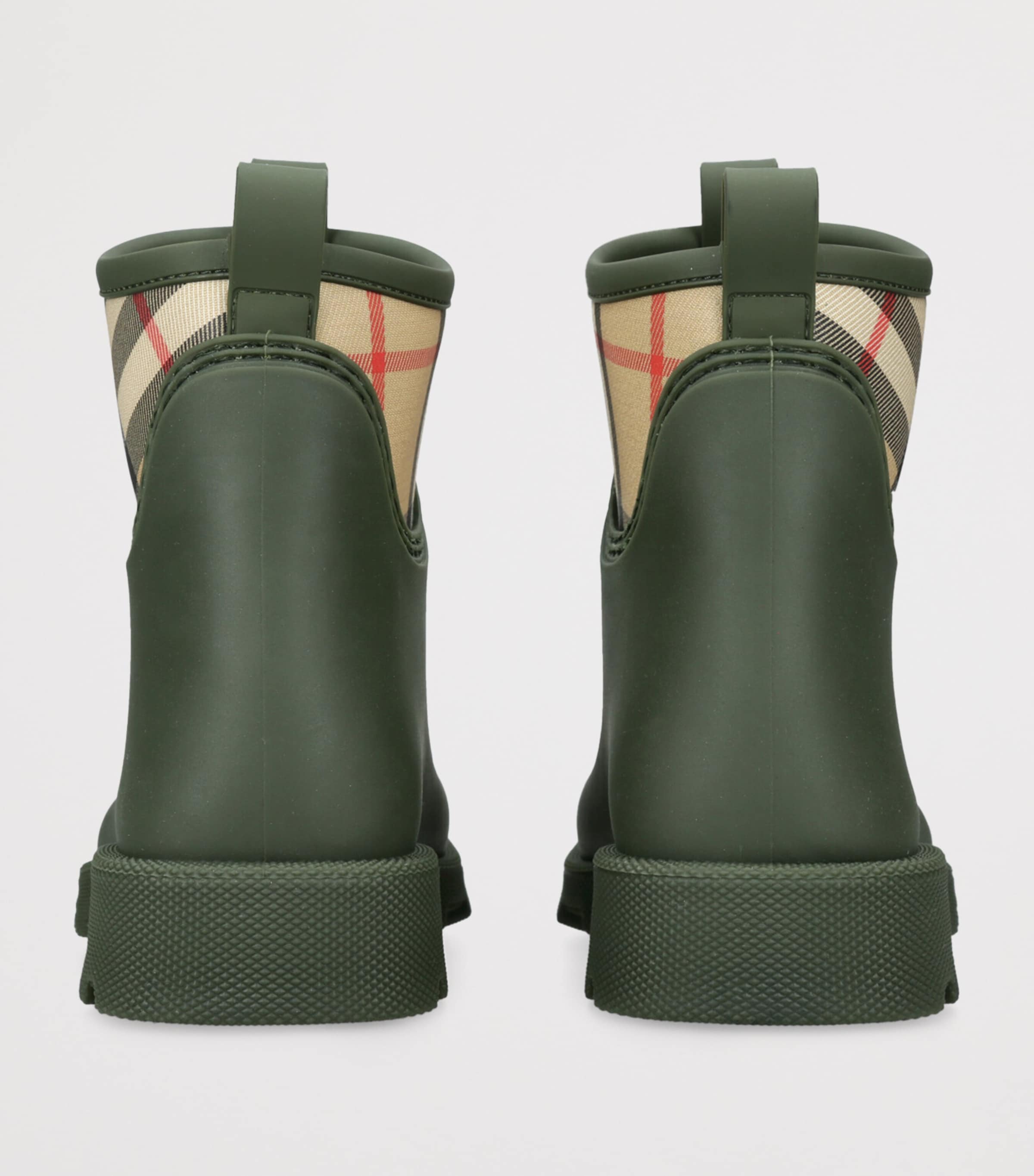 Burberry Green Low Marsh Boots