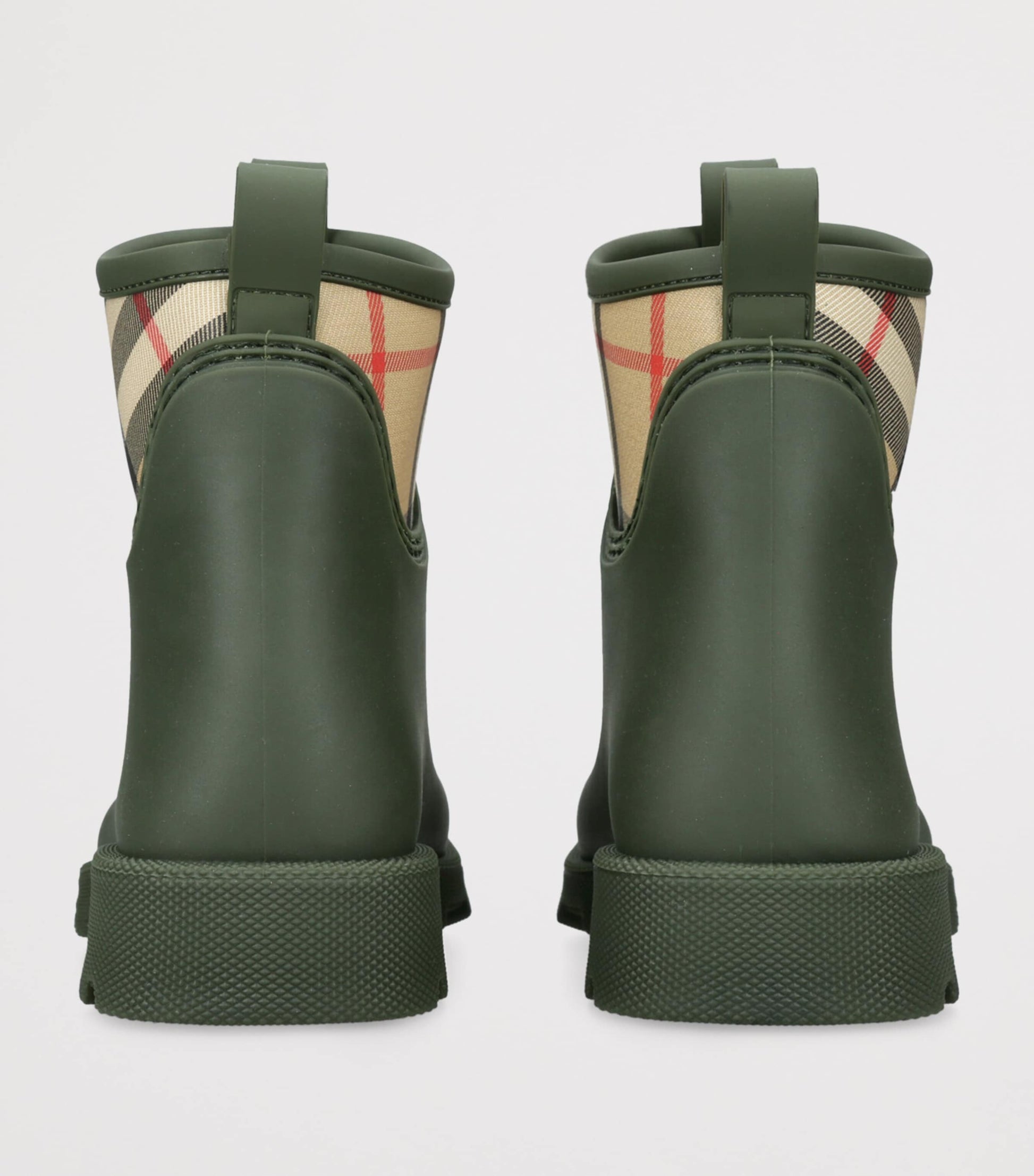 Burberry Green Low Marsh Boots